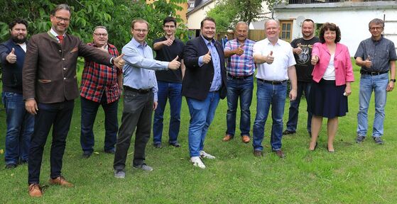 Die neue engere Vorstandschaft des SPD-Unterbezirks Rottal-Inn/Dingolfing-Landau